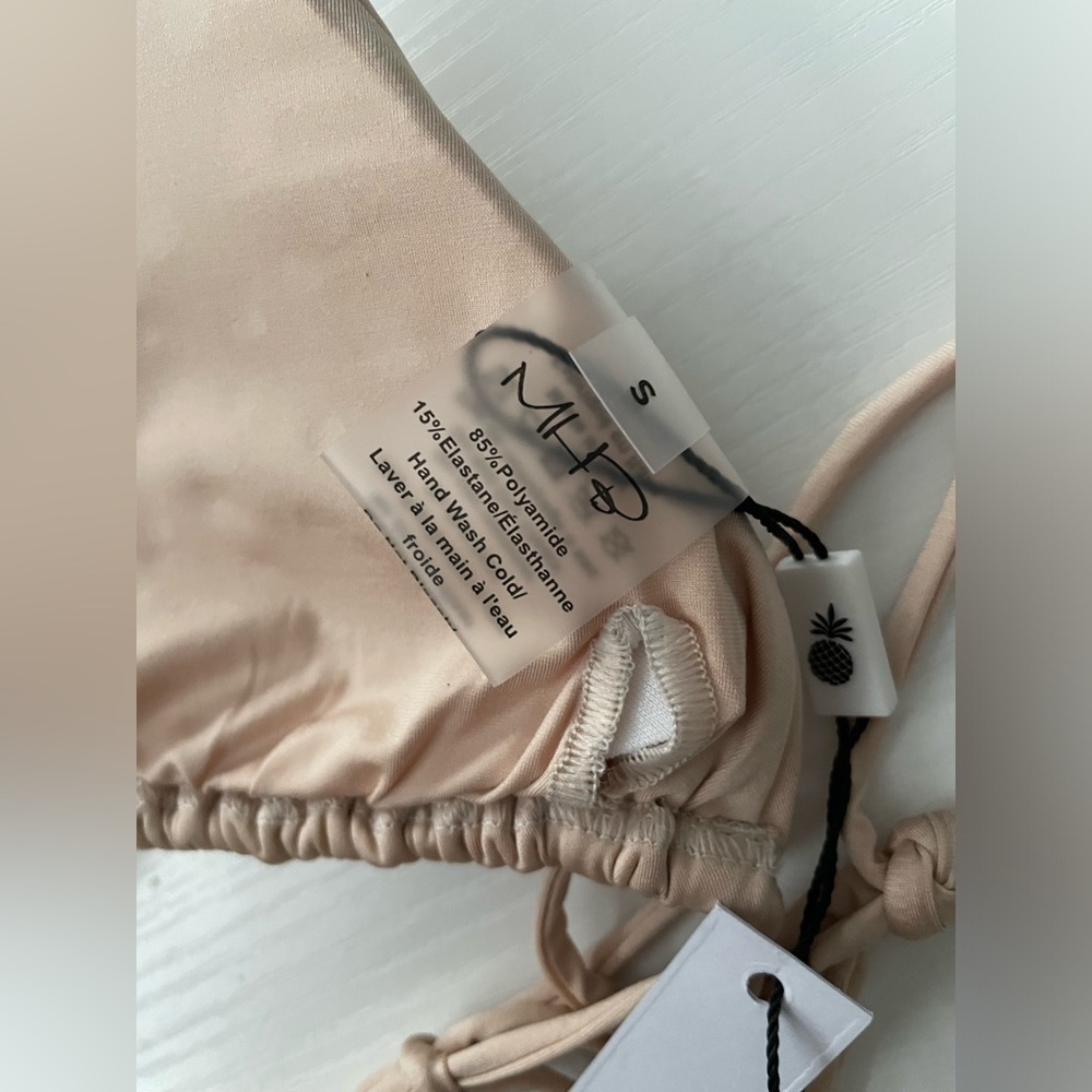 SET Monica Hansen Starlight One Side String Tie Bikini Bottom + bikini top S - Picture 7 of 12